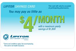 lipitor smart card|copay card lipitor.